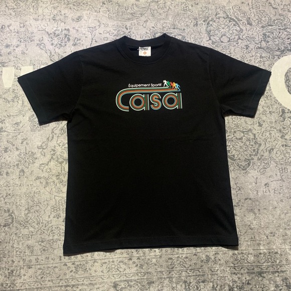 casablanca Other - Casablanca T-Shirt Mens Medium Black Excellent Equipement Sportif Graphic Tee